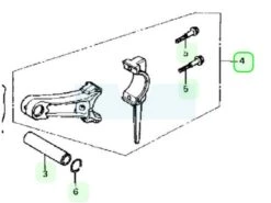 Bielle Pour Moteur Honda (13200ZE1020)