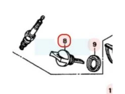 Bouchon Jauge D'huile Pour Moteur Honda (15620ZM3003)
