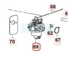 Carburateur Pour Moteur Loncin (1700218740001)