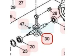 Vilebrequin Pour Taille Haie Maruyama (283155)