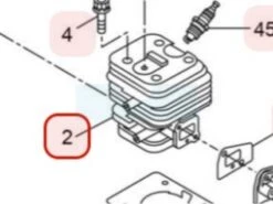 Cylindre Pour Débroussailleuse Maruyama (286278)