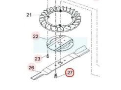 Vis De Lame Pour Tondeuse Kaaz (31057197)