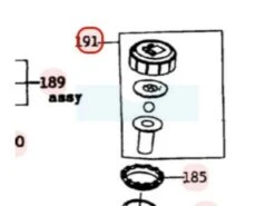 Bouchon D'essence Pour Moteur Kawasaki (510482070)