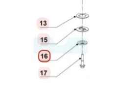 Rondelle De Lame (ressort) Pour Tondeuse Weibang (531040601004)