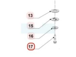 Vis De Lame Pour Tondeuse Weibang (5320405010)