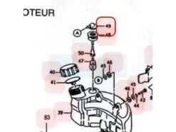 Sortie De Réservoir Pour Moteur Kawasaki (590712066)