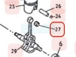 Roulement D'axe De Piston Pour Moteur Mitsubishi (FR64857)