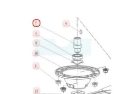 Support De Lame Pour Tondeuse Weibang (GM53A00000005002)