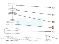 Support De Lame Pour Débroussailleuse Autoportée Roques & Lecoeur (S532098212023)